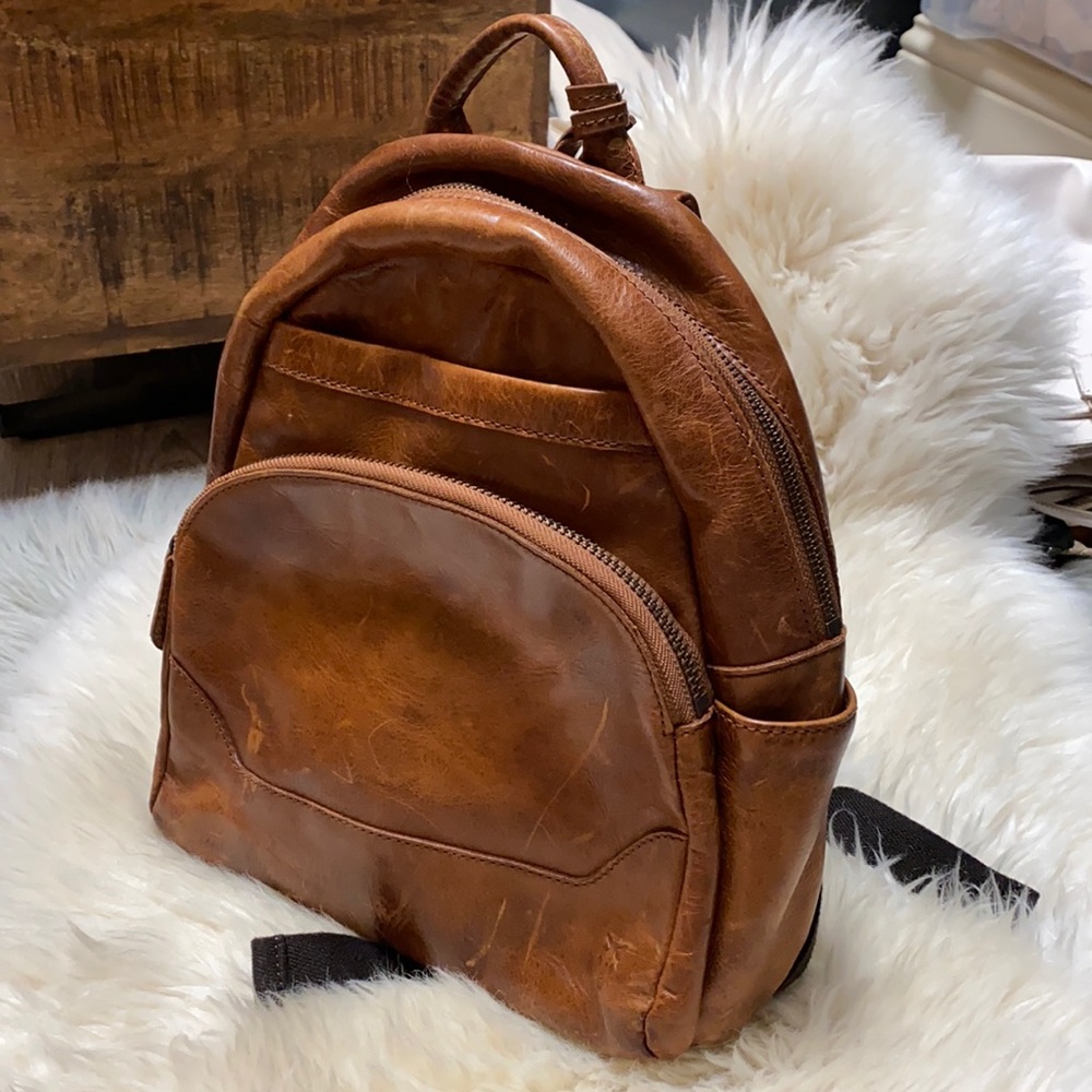 Frye Leather Backpack